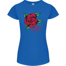 I'm a Wild Rose Womens Petite Cut T-Shirt Royal Blue