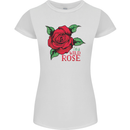 I'm a Wild Rose Womens Petite Cut T-Shirt White