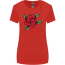 I'm a Wild Rose Womens Wider Cut T-Shirt Red