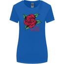 I'm a Wild Rose Womens Wider Cut T-Shirt Royal Blue