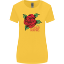 I'm a Wild Rose Womens Wider Cut T-Shirt Yellow