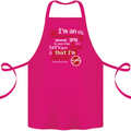 I'm an Engineer Guy That's Never Wrong Cotton Apron 100% Organic Pink