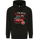 I'm an Engineer Guy That's Never Wrong Mens 80% Cotton Hoodie Black