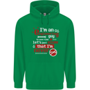 I'm an Engineer Guy That's Never Wrong Mens 80% Cotton Hoodie Irish Green