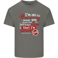 I'm an Engineer Guy That's Never Wrong Mens Cotton T-Shirt Tee Top Charcoal