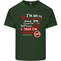 I'm an Engineer Guy That's Never Wrong Mens Cotton T-Shirt Tee Top Forest Green