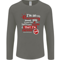 I'm an Engineer Guy That's Never Wrong Mens Long Sleeve T-Shirt Charcoal