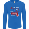 I'm an Engineer Guy That's Never Wrong Mens Long Sleeve T-Shirt Royal Blue
