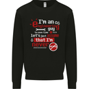 I'm an Engineer Guy That's Never Wrong Mens Sweatshirt Jumper Black