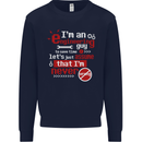 I'm an Engineer Guy That's Never Wrong Mens Sweatshirt Jumper Navy Blue