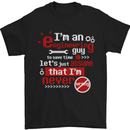 I'm an Engineer Guy That's Never Wrong Mens T-Shirt Cotton Gildan Black