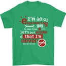 I'm an Engineer Guy That's Never Wrong Mens T-Shirt Cotton Gildan Irish Green