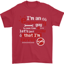 I'm an Engineer Guy That's Never Wrong Mens T-Shirt Cotton Gildan Red