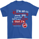 I'm an Engineer Guy That's Never Wrong Mens T-Shirt Cotton Gildan Royal Blue