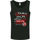 I'm an Engineer Guy That's Never Wrong Mens Vest Tank Top Black