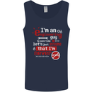 I'm an Engineer Guy That's Never Wrong Mens Vest Tank Top Navy Blue
