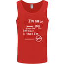 I'm an Engineer Guy That's Never Wrong Mens Vest Tank Top Red