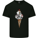 Ice Cream Skull Kids T-Shirt Childrens Black