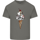 Ice Cream Skull Kids T-Shirt Childrens Charcoal