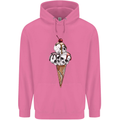 Ice Cream Skull Mens 80% Cotton Hoodie Azelea
