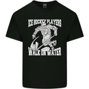 Ice Hockey Players Walk On Water Kids T-Shirt Childrens Black