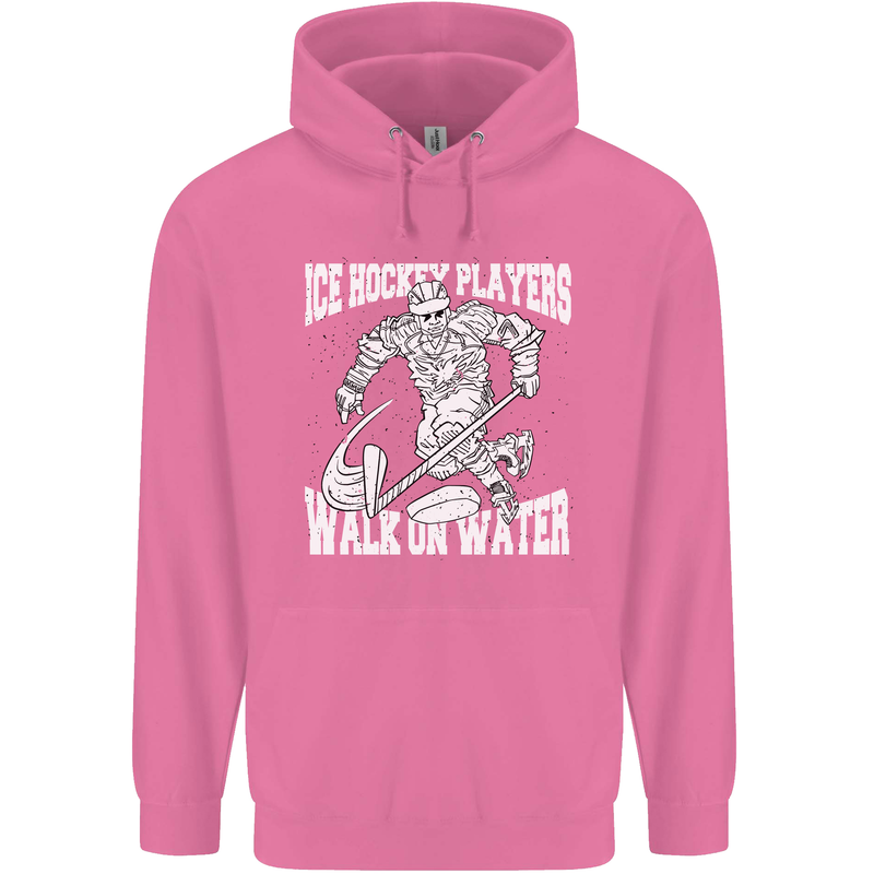 Ice Hockey Players Walk On Water Mens 80% Cotton Hoodie Azelea