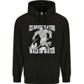 Ice Hockey Players Walk On Water Mens 80% Cotton Hoodie Black