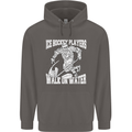 Ice Hockey Players Walk On Water Mens 80% Cotton Hoodie Charcoal