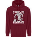 Ice Hockey Players Walk On Water Mens 80% Cotton Hoodie Maroon