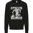 Ice Hockey Players Walk On Water Mens Sweatshirt Jumper Black