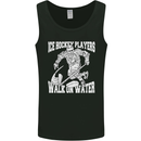Ice Hockey Players Walk On Water Mens Vest Tank Top Black