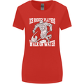 Ice Hockey Players Walk On Water Womens Wider Cut T-Shirt Red