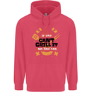 If Dad Cant Grill It No One Can Funny BBQ Childrens Kids Hoodie Heliconia