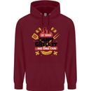 If Dad Cant Grill It No One Can Funny BBQ Childrens Kids Hoodie Maroon
