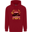 If Dad Cant Grill It No One Can Funny BBQ Childrens Kids Hoodie Red