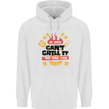 If Dad Cant Grill It No One Can Funny BBQ Childrens Kids Hoodie White