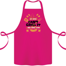 If Dad Cant Grill It No One Can Funny BBQ Cotton Apron 100% Organic Pink