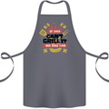 If Dad Cant Grill It No One Can Funny BBQ Cotton Apron 100% Organic Steel