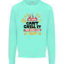 If Dad Cant Grill It No One Can Funny BBQ Kids Sweatshirt Jumper Peppermint