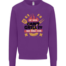 If Dad Cant Grill It No One Can Funny BBQ Kids Sweatshirt Jumper Purple