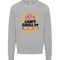 If Dad Cant Grill It No One Can Funny BBQ Kids Sweatshirt Jumper Sports Grey