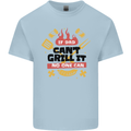 If Dad Cant Grill It No One Can Funny BBQ Kids T-Shirt Childrens Light Blue