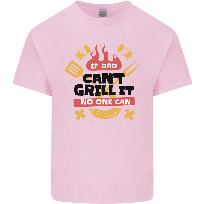 If Dad Cant Grill It No One Can Funny BBQ Kids T-Shirt Childrens Light Pink