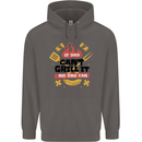 If Dad Cant Grill It No One Can Funny BBQ Mens 80% Cotton Hoodie Charcoal