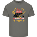 If Dad Cant Grill It No One Can Funny BBQ Mens Cotton T-Shirt Tee Top Charcoal