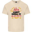 If Dad Cant Grill It No One Can Funny BBQ Mens Cotton T-Shirt Tee Top Natural