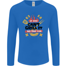 If Dad Cant Grill It No One Can Funny BBQ Mens Long Sleeve T-Shirt Royal Blue
