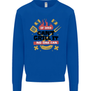 If Dad Cant Grill It No One Can Funny BBQ Mens Sweatshirt Jumper Royal Blue
