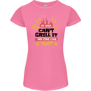 If Dad Cant Grill It No One Can Funny BBQ Womens Petite Cut T-Shirt Azalea