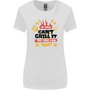If Dad Cant Grill It No One Can Funny BBQ Womens Wider Cut T-Shirt White